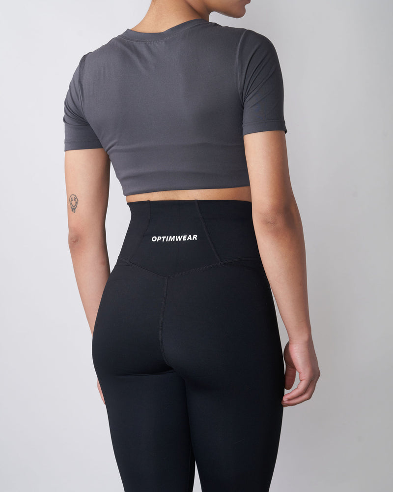 V Leggins - Process Black Color