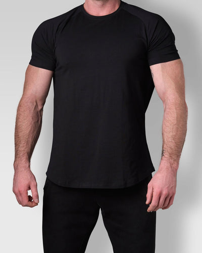OW-MT001 MINIMALIST TEE- black color
