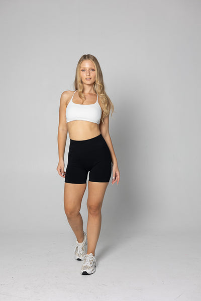 Seamless shorts - black color
